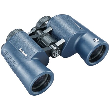 BUSHNELL 10x42mm H2O Binocular - Dark Blue Porro WP/FP Twist Up Eyecups 134211R